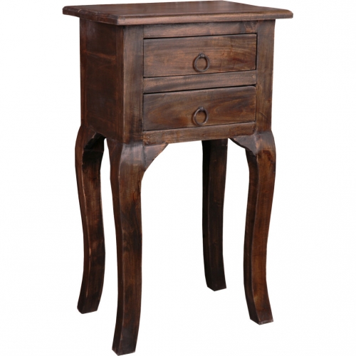 Cottage End Table in Vintage Iron Brown