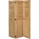 Vintage Casual Wood Room Divider in Distressed Maple Finish Acacia