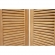 Vintage Casual Wood Room Divider in Distressed Maple Finish Acacia