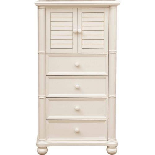 Ice Cream at the Beach 4 Drawer Chest in Antique Cream