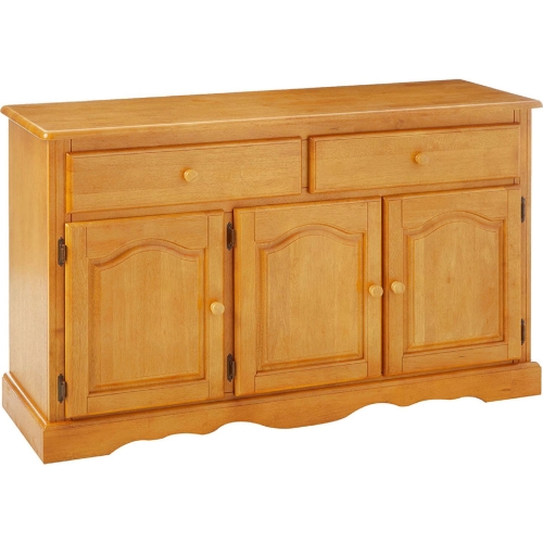 Oak Selections Treasure Buffet in Light Oak