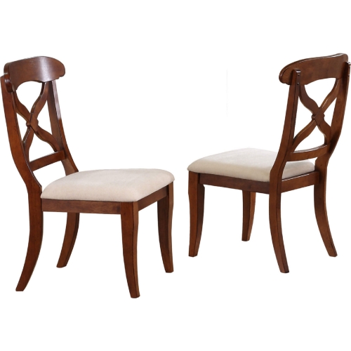 Andrews Dining Chair in Chestnut Brown (Set of 2)