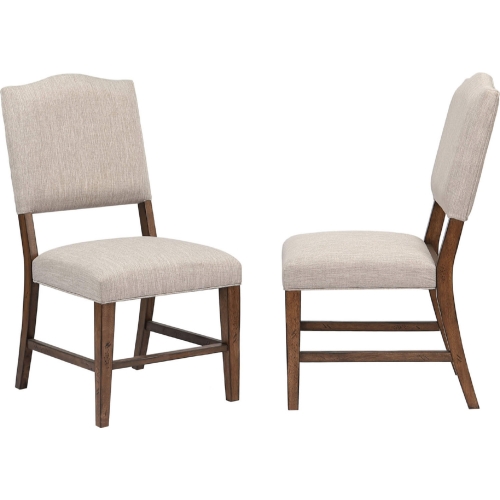 Simply Brook Dining Chair in Amish Brown Wood (Set of 2)