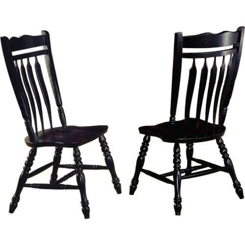 Selections Aspen Dining Chair in Antique Black (Set of 2)