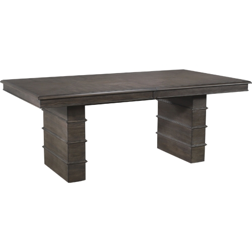 Cali 96" Extension Dining Table in Brown Wood