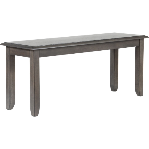 Shades of Gray 42" Dining Bench in Weathered Gray