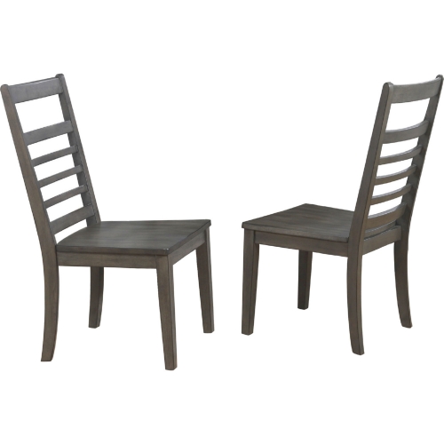 Shades of Gray Dining Chair in Weathered Gray (Set of 2)