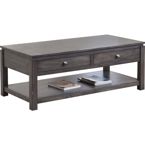 Shades of Gray Coffee Table in Weathered Gray