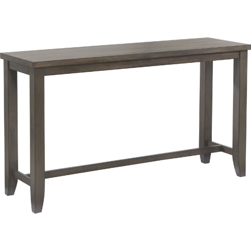 Shades of Gray 65" Counter Dining Table in Weathered Gray