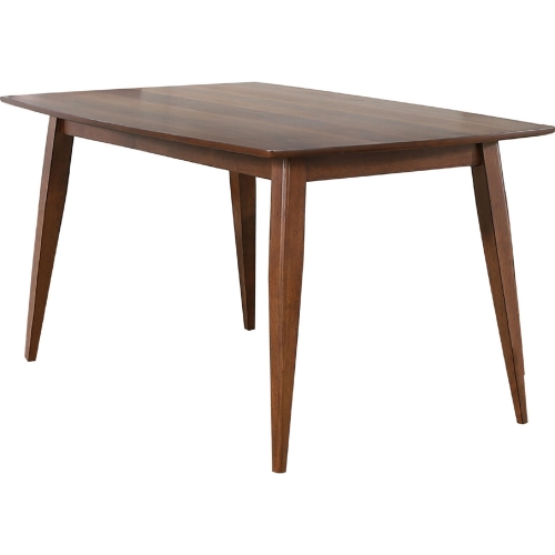 Mid Century 60" Dining Table in Walnut Finish