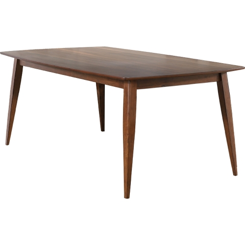 Mid Century 78" Dining Table in Walnut Finish