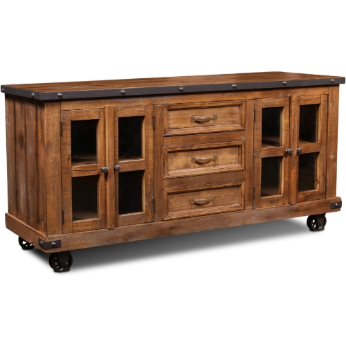 Rustic City Sideboard in Rustic Natural Oak