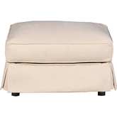 Horizon Slipcover Only for Ottoman in Tan Performance Fabric