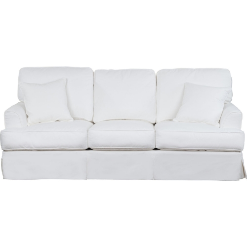 Ariana Slipcovered Sofa in White Performance Fabric