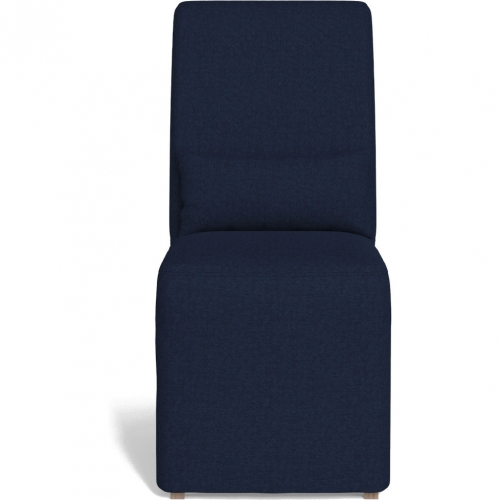 Newport Slipcover Only for Dining Chair in Navy Blue Performance Fabric