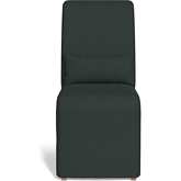 Newport Slipcover Only for Dining Chair in Dark Gray Performance Fabric