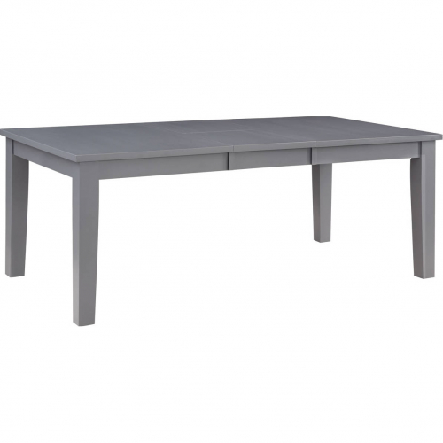 La Jolla Shores 60" Butterfly Leaf Dining Table in Gray Finish Wood