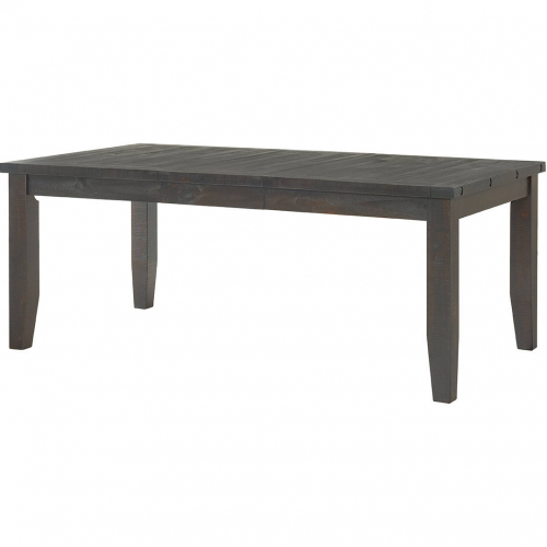 Industrial Charms 60" Extention Dining Table in Black Wood