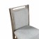 Dorset Hills 7 PC Counter Height Dining Set in White Marble Veneer, Wood & Gray Linen