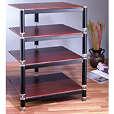 BL Series 4 Shelf Modular & Expandable Audio Rack in Multiple Finishes