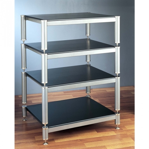 BL Series 4 Shelf Modular & Expandable Audio Rack in Multiple Finishes