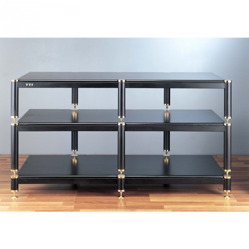 BL Series 3 Shelf Modular & Expandable TV Stand & Audio Rack in Multiple Finishes