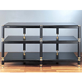 BL Series 3 Shelf Modular & Expandable TV Stand & Audio Rack in Multiple Finishes