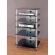 NGR 6 Shelf Audio Rack with Casters in Multiple Finishes