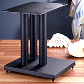 RF Series 13" Center Speaker Stand in Black Cast Iron