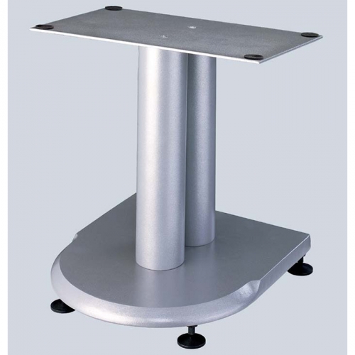 UF Series Center Speaker Stand in Grey Silver Cast Iron