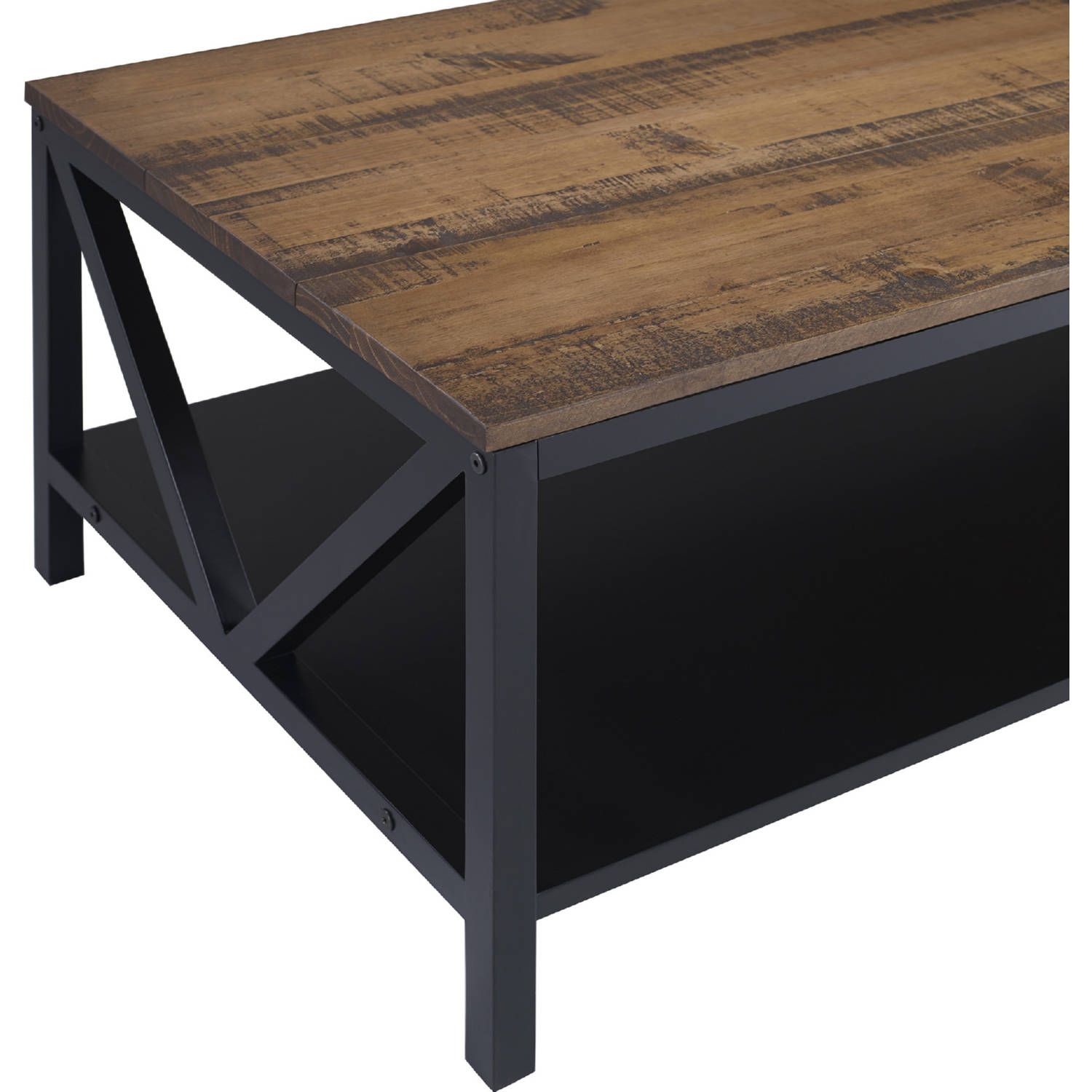 black farmhouse side table