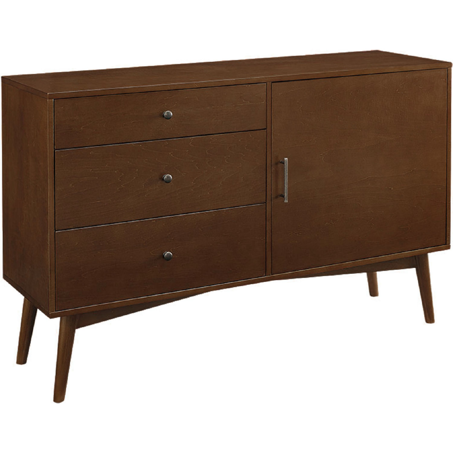 Walker Edison AH52CMCWT Angelo Home Mid Century Modern 52" TV Stand in