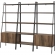 Arlo 3 Piece Storage Bookcase Set in Reclaimed Barnwood