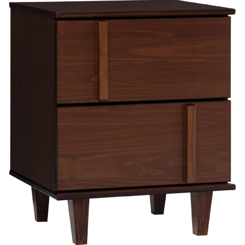 Bronx 20" Solid Wood Nightstand in Walnut