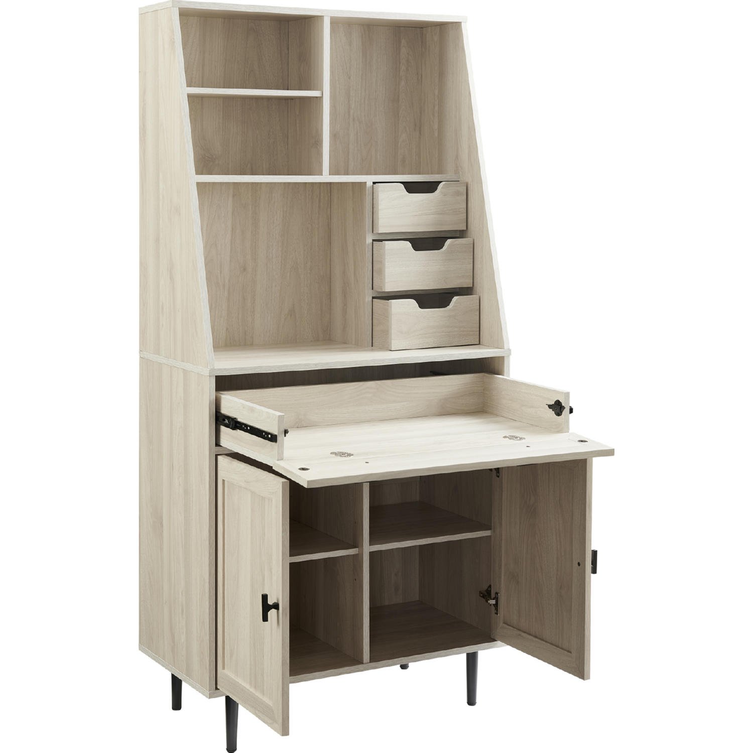 Storage desk deals with hutch