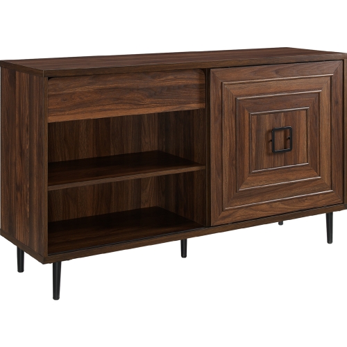 52" Sliding Door Sideboard in Dark Walnut