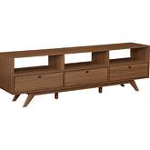 Kela 70" TV Stand in Mocha Finish