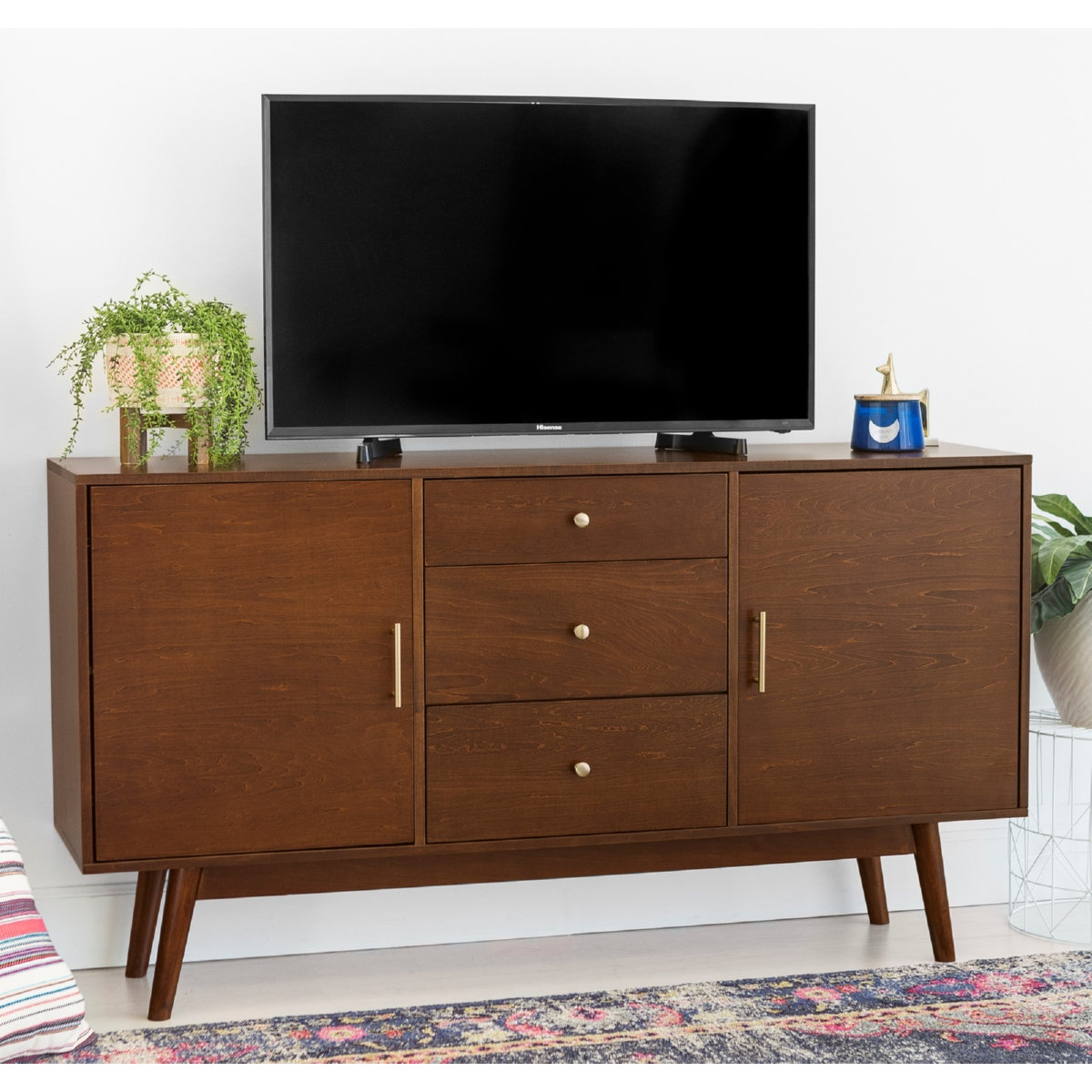 Walker edison mid century on sale modern tv stand