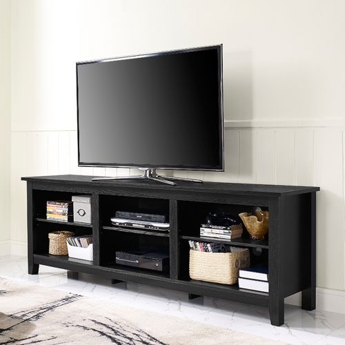 70" Essentials TV Stand in Black