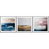 Isla 3 Piece 28" x 28" (each) Canvas Wall Art in Multicolor