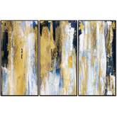 Oro 3 Piece 48" x 24" (each) Canvas Wall Art in Multicolor