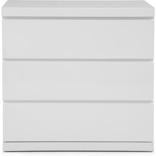 Anna Single Dresser in High Gloss White