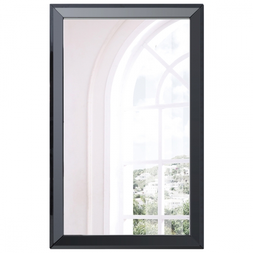 Abrazo Mirror in High Gloss Black