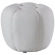 Nest Ottoman in Tufted White Boucle Fabric