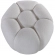 Nest Ottoman in Tufted White Boucle Fabric