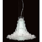 Sasha Ceiling Pendant Lamp in White Acrylic