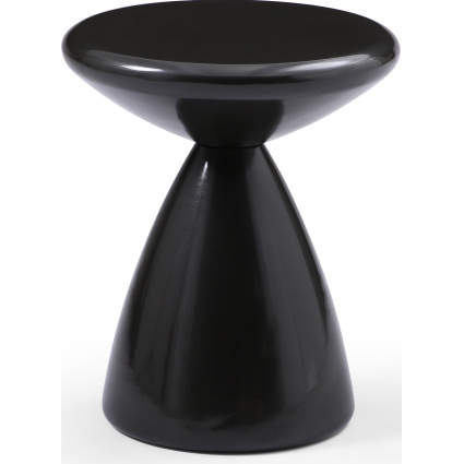 Ayla Side Table in Black Metal