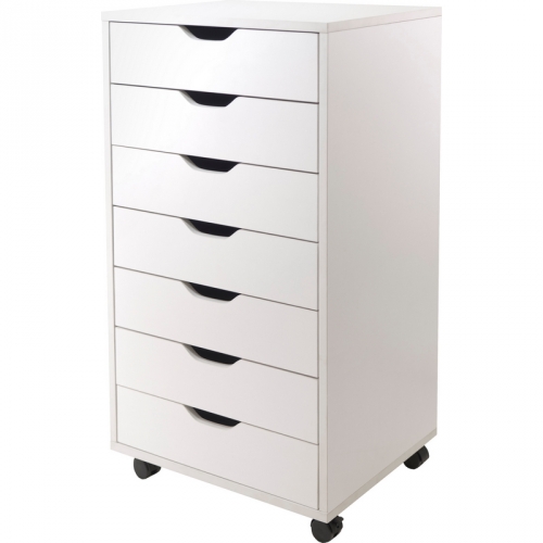 Halifax 7 Drawer Cabinet For Closet or Office in White