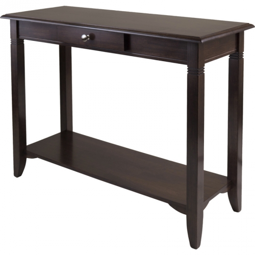 Nolan Console Table w/ Drawer in Cappuccino