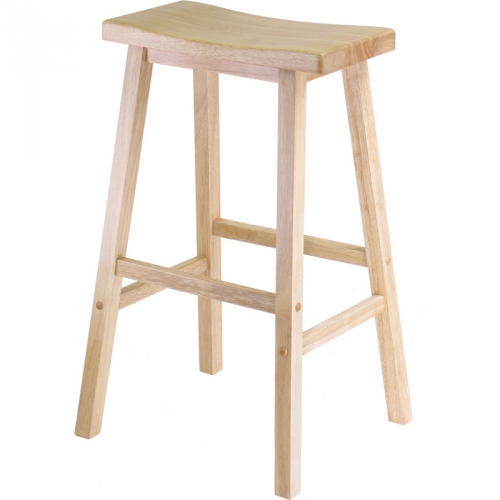 Saddle Seat 29" Bar Stool (single) in Beech